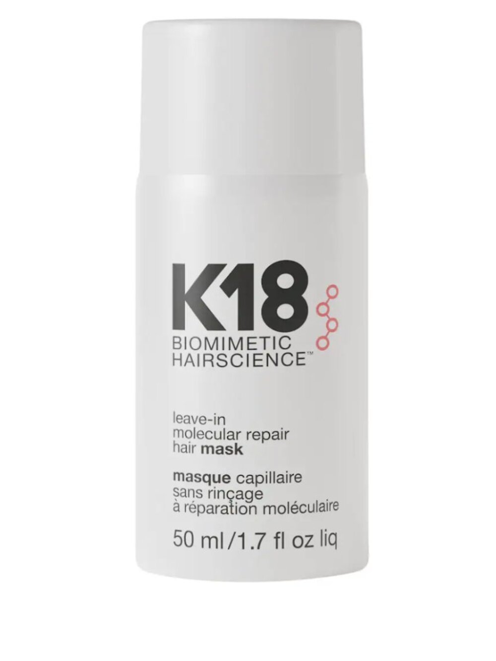 New K18 Biomimetic Hairscience Leave-In Molecular Repair Hair Mask 50ML